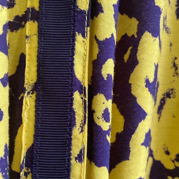Adrianna Papell Mustard Plum Drawstring Dress 4 💜 - Picture 5 of 13